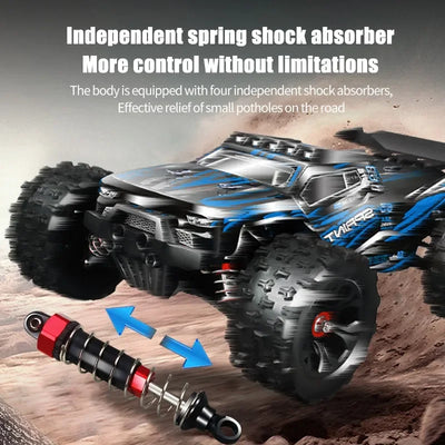 1:16  Radio ohjattava ajovalmis monster truck auto supernopea