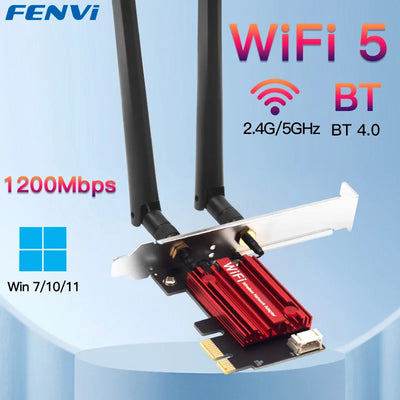 FENVI WiFi 5 PCI-E verkkosovitin